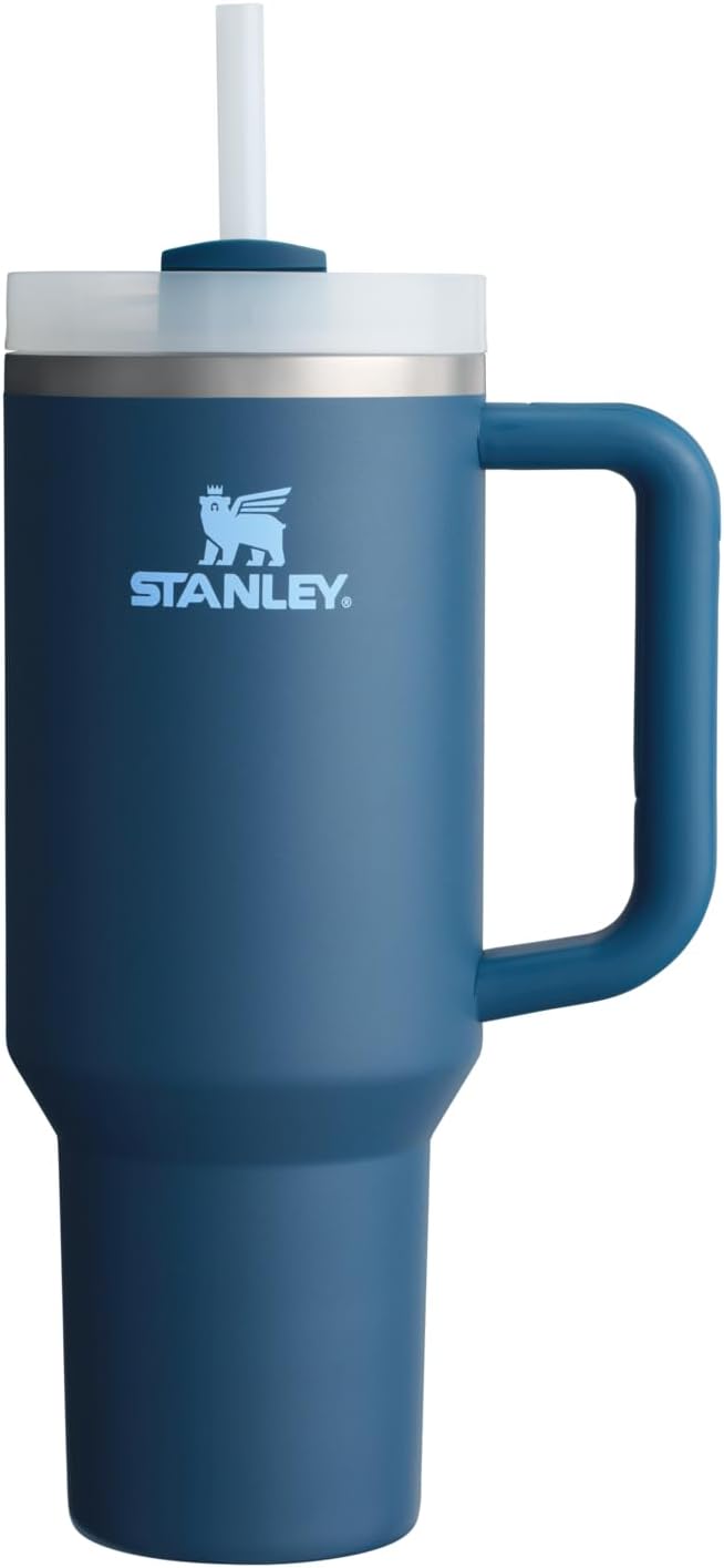 Stanley Quencher H2.0 Tumbler with Handle and Straw 30 oz | Flowstate 3-Position Lid | Cup Holder Compatible for Travel | Insulated Stainless Steel Cup | BPA-Free | Exclusive Lupine
