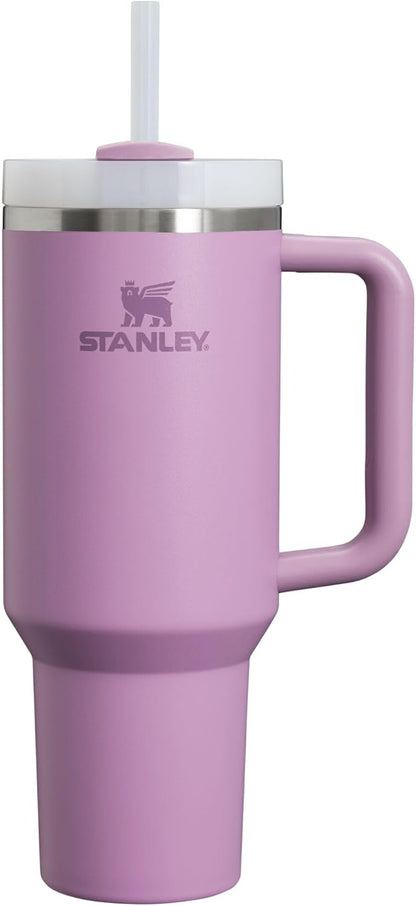 Stanley Quencher H2.0 Tumbler with Handle and Straw 30 oz | Flowstate 3-Position Lid | Cup Holder Compatible for Travel | Insulated Stainless Steel Cup | BPA-Free | Exclusive Lupine