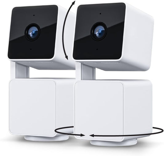 WYZE Cam Pan v3 Indoor/Outdoor IP65-Rated 1080p Pan/Tilt/Zoom Wi-Fi Smart Home Security Camera with Motion Tracking for Baby & Pet, Color Night Vision, 2-Way Audio, Works with Alexa & Google, Black