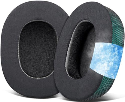 SOULWIT Replacement Earpads for Skullcandy Hesh 3/ANC/Evo & Crusher Wireless/ANC/Evo & Venue ANC Over-Ear Headphones, Ear Pads Cushions with Noise Isolation Foam - Hesh3 PL Black