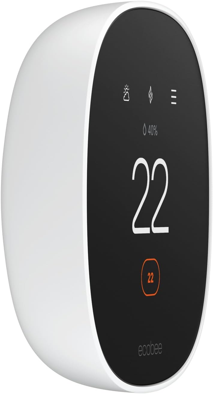 ecobee Smart Thermostat Essential - WiFi Thermostat, Energy Star Certified
