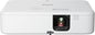 Epson EpiqVision Flex CO-FH02 Full HD 1080p Smart Streaming Portable Projector, 3-Chip 3LCD, 3,000 Lumens Colour/White Brightness, Android TV, Bluetooth, 300-Inch Home Entertainment/Work - White