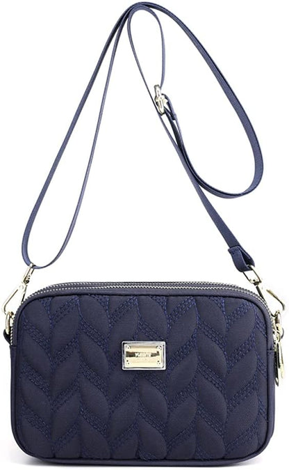 YANAIER Crossbody Bag for Women Small Cell Phone Purse Quilted Shoulder Bag Wallet For Gilrs