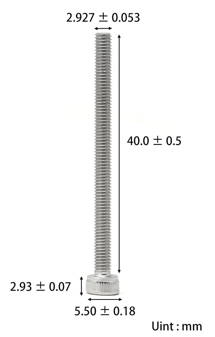 iexcell 25 Pcs M6 x 20mm Thread Pitch 1 mm Stainless Steel 304 Hex Socket Head Cap Screws Bolts Kit