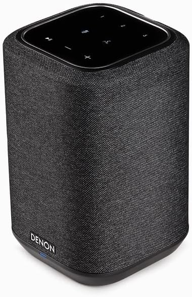Denon Home 150 NV Wireless Speaker (Black), 1" Tweeter, 3.5" Woofer, Home Speaker with HEOS Built-in, AirPlay 2, and Bluetooth, Multi-Room Streaming, Simple Setup, Compact Design