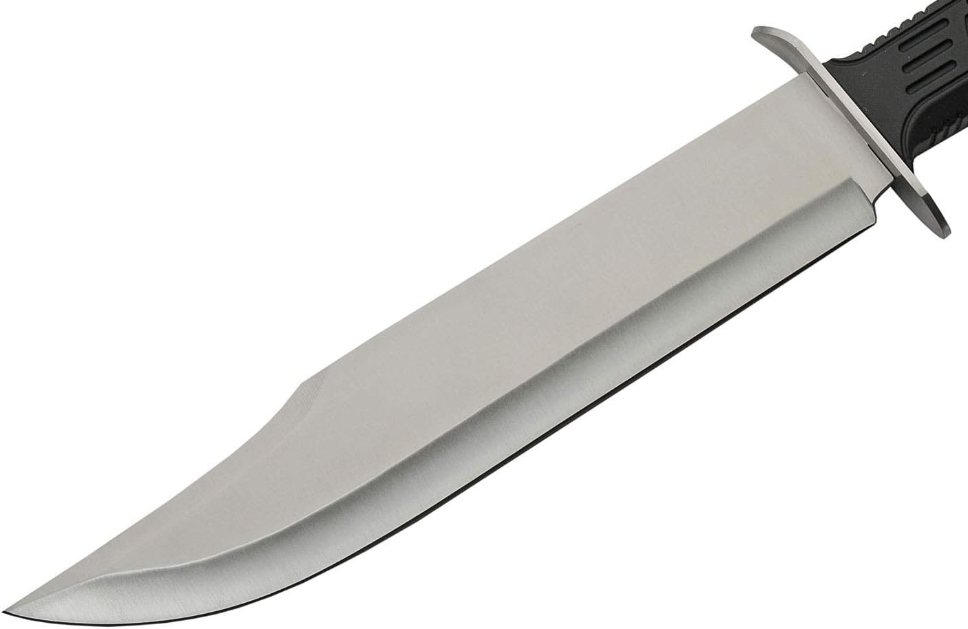 SZCO Supplies 15" Outdoor Survival Silver Tech Bowie Blade Knife, 211515-SL