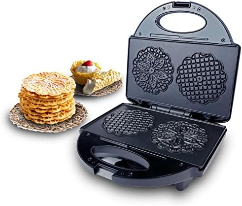 FineMade Mini Waffle Maker Machine, Small Waffle Bites Maker for Kids, Makes 8 x 2” Tiny Waffle Bites, Ideal for Breakfast, Snacks, Desserts and More