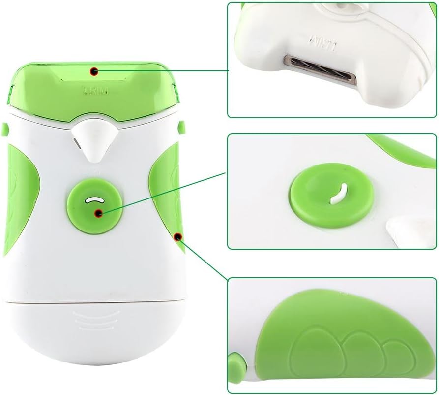 Nail Clipper, Professional Safe Electric Nail Trimmer Dual Use Nails Trim File Clipper Manicuring Tools