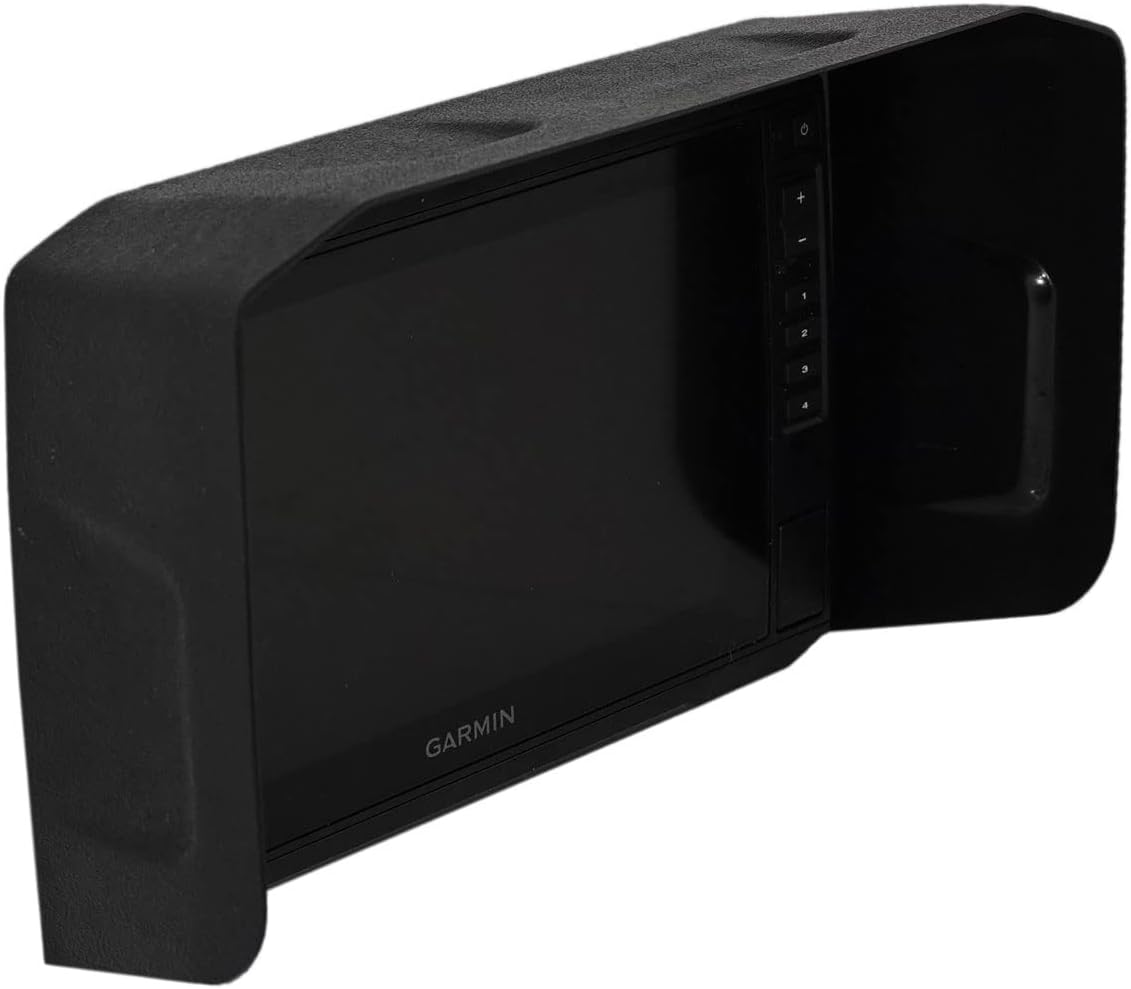 BerleyPro Visor Compatible With Garmin GPS, Fish Finders and Depth Finders - Sun Shade for Striker, Echomap, GPSMAP, and More - Echomap UHD2 7" Touch