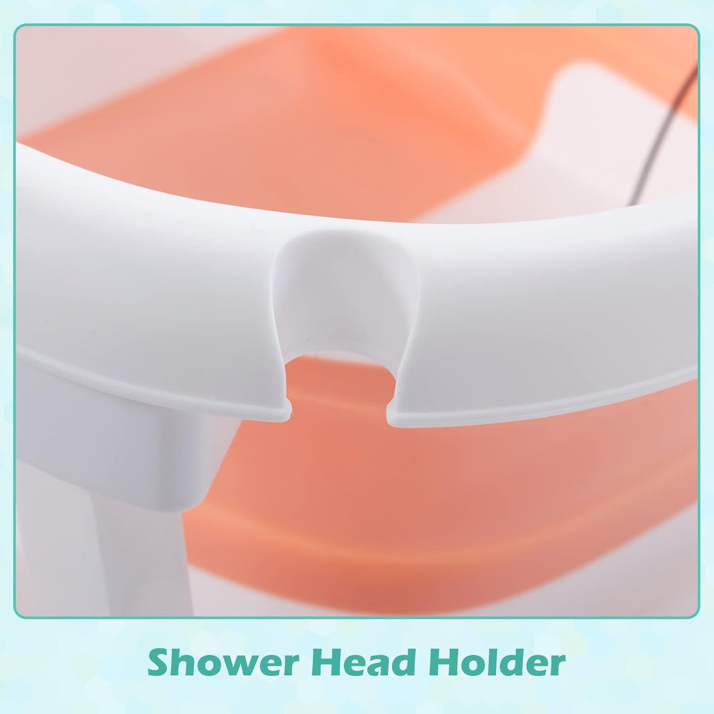 Baby BathTub, 4-in-1 Newborn to Toddler Tub with Temperature Sensor,Infant Waterproof Ear Cap and Soft Cushion included,Pink