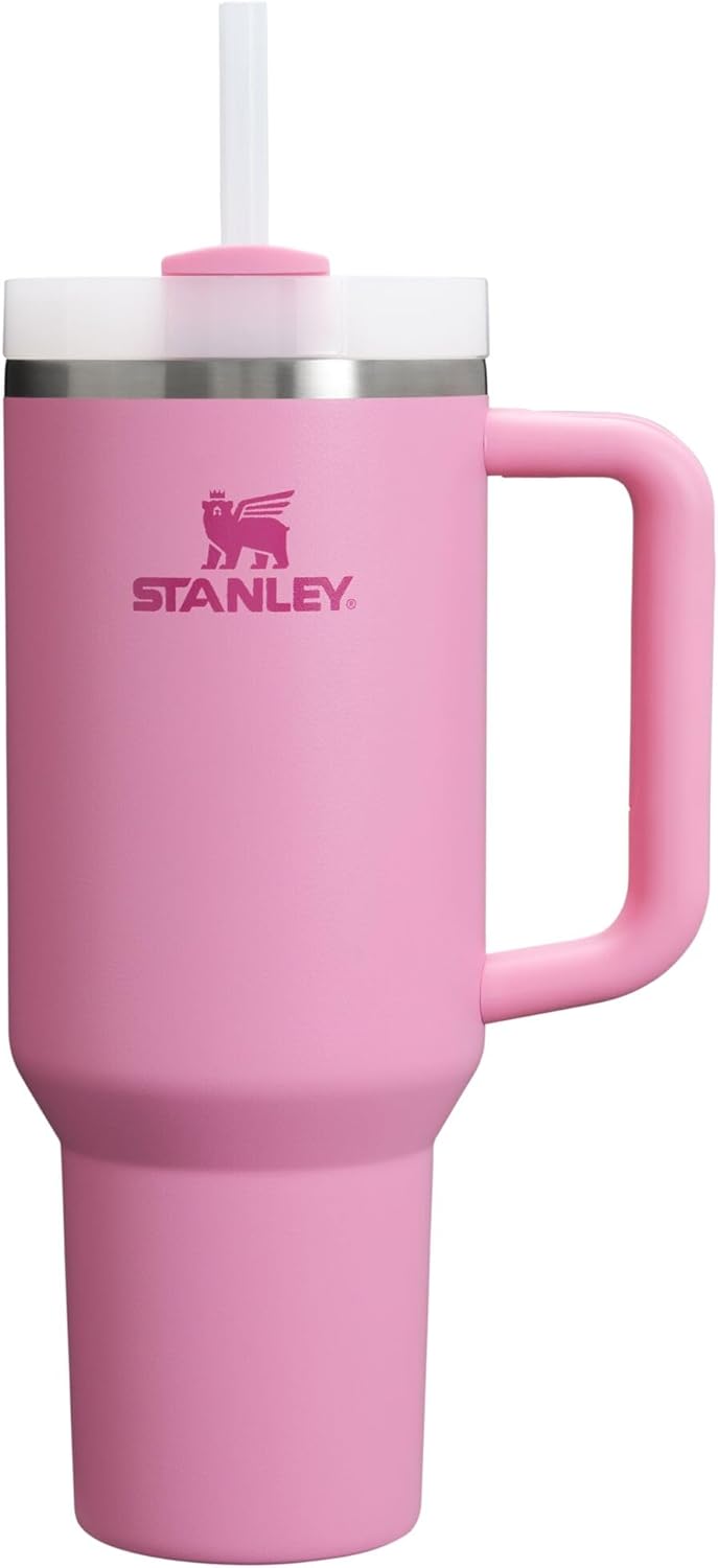 Stanley Quencher H2.0 Tumbler with Handle and Straw 30 oz | Flowstate 3-Position Lid | Cup Holder Compatible for Travel | Insulated Stainless Steel Cup | BPA-Free | Exclusive Lupine
