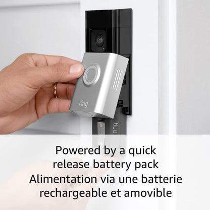 Ring Battery Doorbell Plus (newest model), Head-to-Toe HD+ Video, motion detection & alerts, and Two-Way Talk