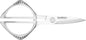 Stainless Steel Kitchen Cutlery Shears | 8-Inch Straight Edge Food Scissors