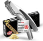 Gourmet Easy Lifetime Replace Garlic Press, No Need to Peel, Fine & Coarse