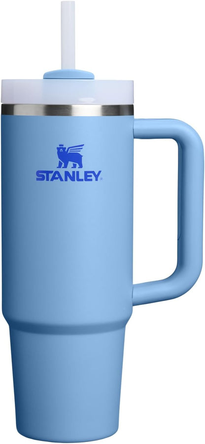 Stanley Quencher H2.0 Tumbler with Handle and Straw 30 oz | Flowstate 3-Position Lid | Cup Holder Compatible for Travel | Insulated Stainless Steel Cup | BPA-Free | Exclusive Lupine
