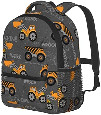 Toddler Backpack Construction Truck Tractor Kid Backpack for Boys Waterproof Bookbag Kindergarten Preschool sac a dos enfant