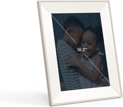 Aura Aspen 12" Digital Photo Frame - Black with Paper Mat