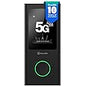 5G Wif 6 Portable Hotspot, 2.4GHz 5.8GHz 2.4 Inch LCD Screen, 16 Devices Simultaneous Connection, IP54 Waterproof, 4000mAh Battery, Nano SIM Card Slot, for Travel