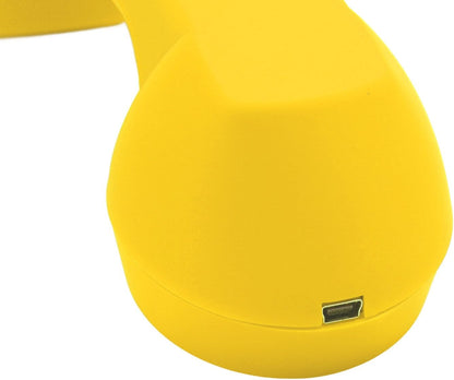 Qiilu Retro Telephone Handset for Mobile Phones - Rechargeable Radiation Proof Handset Receiver with USB Charging (Red)