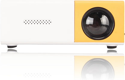 Mini Projector, 1080P Supported Video Projector, Portable Outdoor Projector, Kids Gift, Home Theater Movie Projector for Laptop Computer, Phone, TV Box, Game Machine