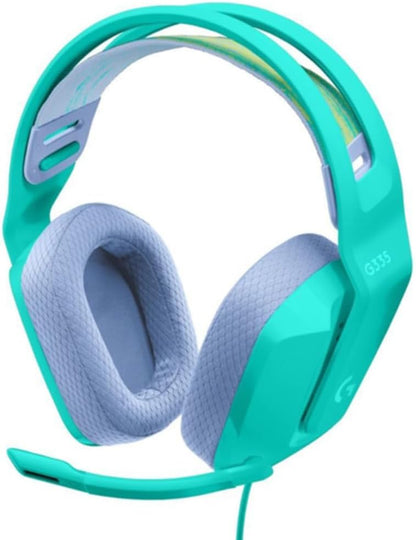 Logitech G535 Lightspeed Wireless Gaming Headset - Lightweight on-Ear Headphones, flip to Mute mic, Stereo, USB Rechargeable - Black