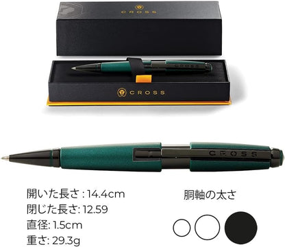 Cross Edge Matte Black Lacquer Gel Rollerball Pen