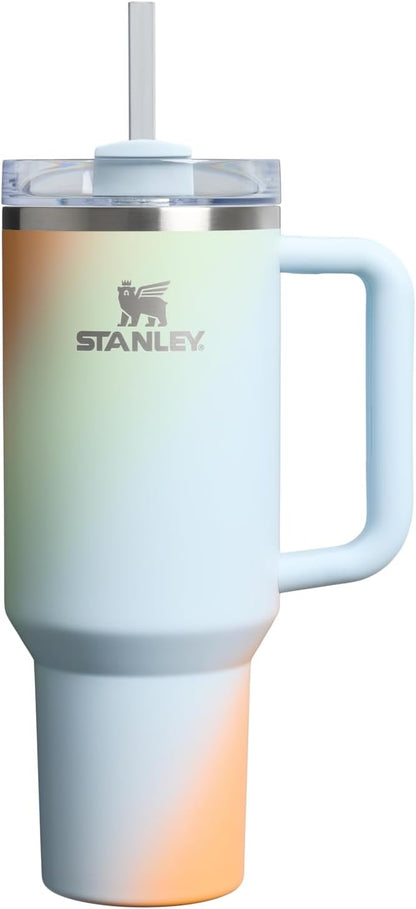 Stanley Quencher H2.0 Tumbler with Handle and Straw 30 oz | Flowstate 3-Position Lid | Cup Holder Compatible for Travel | Insulated Stainless Steel Cup | BPA-Free | Exclusive Lupine