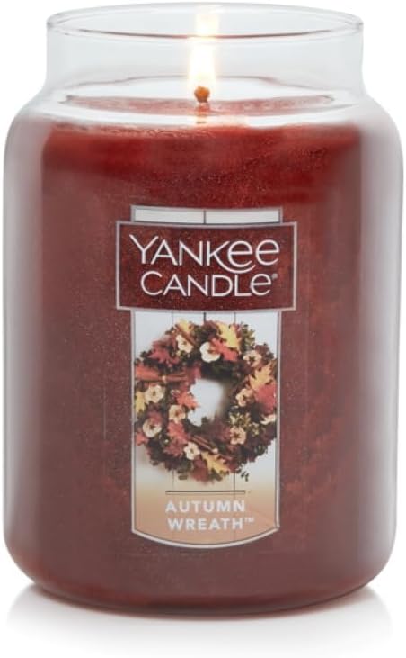 Yankee Candle Scented Candle, Sage & Citrus, Original Large Jar Candle, 110-150 Hours of Burn Time, 22 oz.
