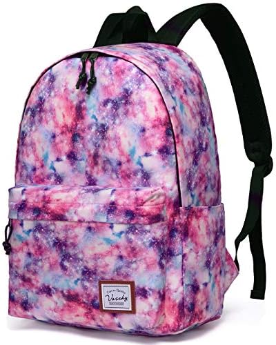 VASCHY Lightweight School Backpack for Women with Sleeve for 14" Laptop