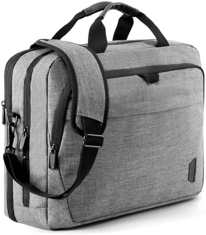 BAGSMART 17.3 Inch Laptop Bag, Expandable Computer Bag Laptop Briefcase Men Women Laptop Shoulder Bag