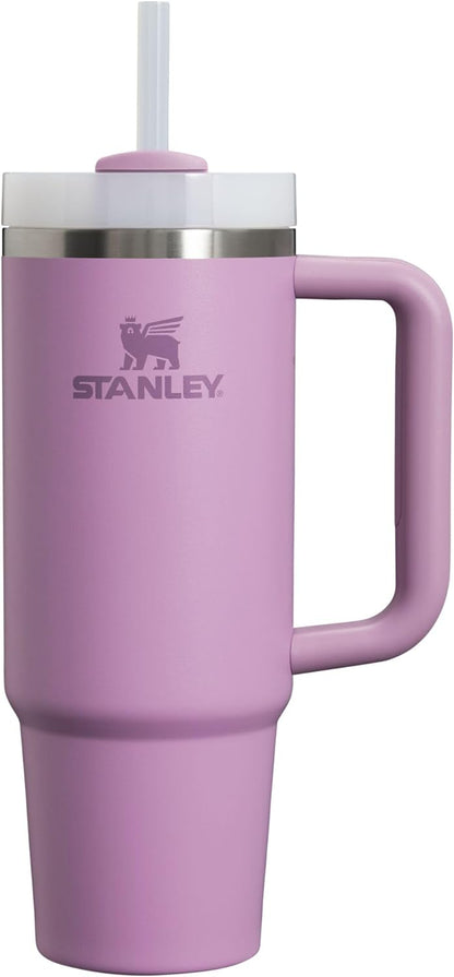 Stanley Quencher H2.0 Tumbler with Handle and Straw 30 oz | Flowstate 3-Position Lid | Cup Holder Compatible for Travel | Insulated Stainless Steel Cup | BPA-Free | Exclusive Lupine