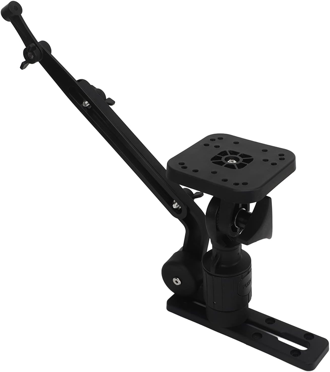 Generic Fish Finder Base Kit Nylon and Stainless Steel Greater Clamping Force Transducer Mounting Arm for Fishfinder