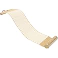 MiraShine Blank Scroll Paper with Wood Rods 8.25 X 36 Inch for Writing, Weding vows, Invitation, Props, Cosplay, Renaissance Festivals, Naughty or Nice List - PuriLite