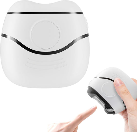 Electric Nail Clipper, Baby Nail Grinder, 2in1 Automatic Nail Clippers File Electric for Baby, Elderly(White)