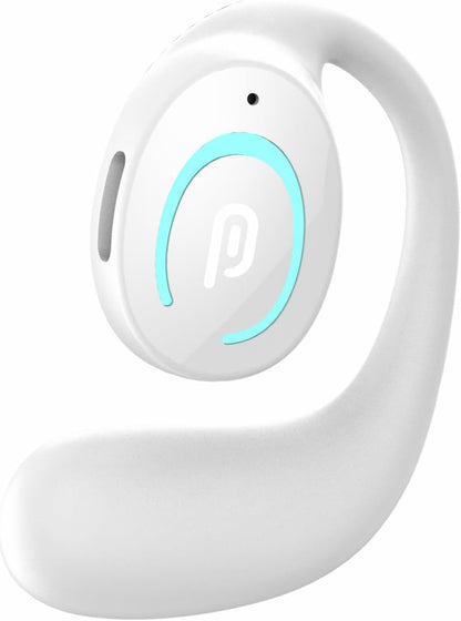 Sunffice Open Ear Bluetooth 5.3 Earpiece,Single-Ear Headset Hands-Free Earphones with Earhook,Noise-Cancellation Stereo Sound Sports Earbud for Office Driving Calling Compatible Android/iPhone(Black)