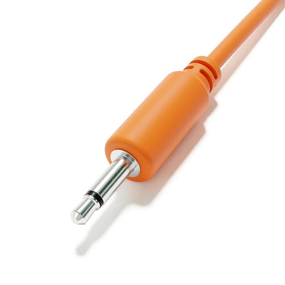 ExcelValley - Mono Modular Patch Cables TS 3.5mm 1/8 inch Eurorack Synthesizer [10-Pack | 20 cm - 7.87"]
