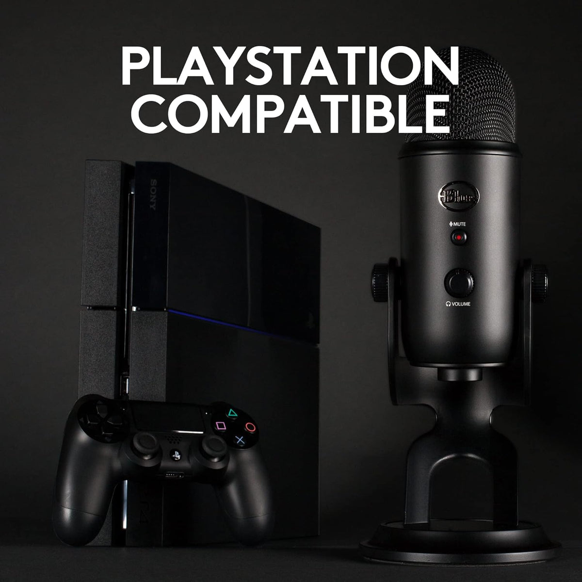 Logitech for Creators Blue Yeti Game Streaming Kit with Yeti USB Gamin ...