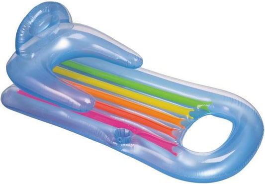 Intex King Kool Lounge Inflatable Swimming Pool Lounger with Headrest (Pair) - PuriLite