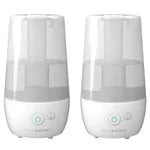 PureGuardian 3.79 L (1 gal.) 70-Hour Ultrasonic Cool Mist Table Top Humidifier with Aroma tray, 2-pack