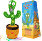 Ayeboovi Dancing Talking Cactus Toy for Kids – Mimicking Recording Cactus with 120 Songs, Glowing Dancing Plush, Educational & Fun Toddler Gift for Ages 3-6 - PuriLite