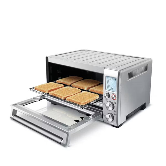 Breville 1800W Smart Toaster Oven Pro Stainless Steel - BOV845BSS: Convection Countertop Oven, Automatic Shut-Off - PuriLite