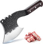 Dream Reach Meat Bone Cleaver Knife for Meat Cutting Handmade Heavy Duty Butcher Axes Hand Forged Full Tang Chopper for Kitchen Outdoor BBQ Chef Gifts Idea Men Black