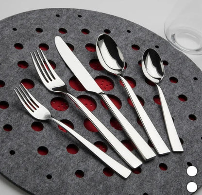 Gourmet Settings Resto Flatware Set, 60-piece