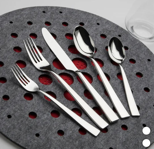 Gourmet Settings Resto Flatware Set, 60-piece - PuriLite
