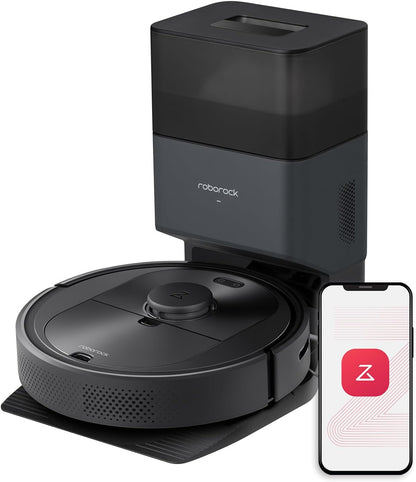 roborock Q5+ Robot Vacuum with Self-Empty Dock, Hands-Free Cleaning for up to 7 Weeks, 2700Pa Max Suction, 180mins Max Run-Time, Compatible with Alexa, Perfect for Hard Floors, Carpets, and Pet Hair - PuriLite