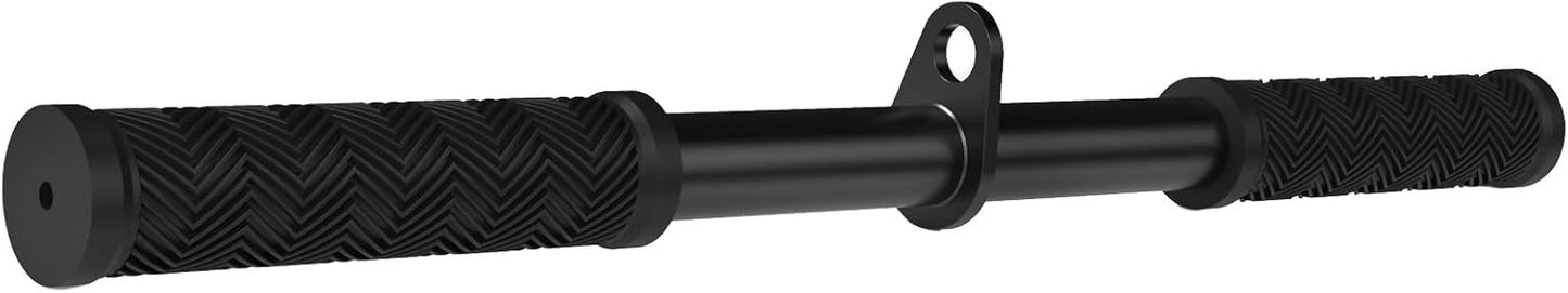 Fitarc Straight Bar Cable Attachment, Non-Slip Tricep Bar for Tricep Pull Down Attachment, Lat Pull Down Bar for Home Gym Equipment, Lat Pulldown Attachments and Cable Attachments for Gym