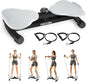 Waist Twister Ab Machine, 300 lbs Weight Capacity, Adjustable Ab Twister Board with Foot Massage for Belly Fat Loss, Noiseless Home Gym Equipment for Women/Men