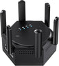 1200Mbps Dual Band (5GHz/2.4GHz) WiFi Extender Signal Booster,WiFi Repeater Covers Up to 12880Sq.ft and 60 Devices,Internet Booster with Ethernet Port for Home Wireless (Black)
