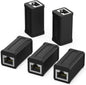 RJ45 Inline Coupler, BENFEI 5 Pack Cat7 Cat6 Cat5e Ethernet Extender 10Gbps Coupler Female to Female