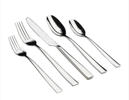 Gourmet Settings Resto Flatware Set, 60-piece